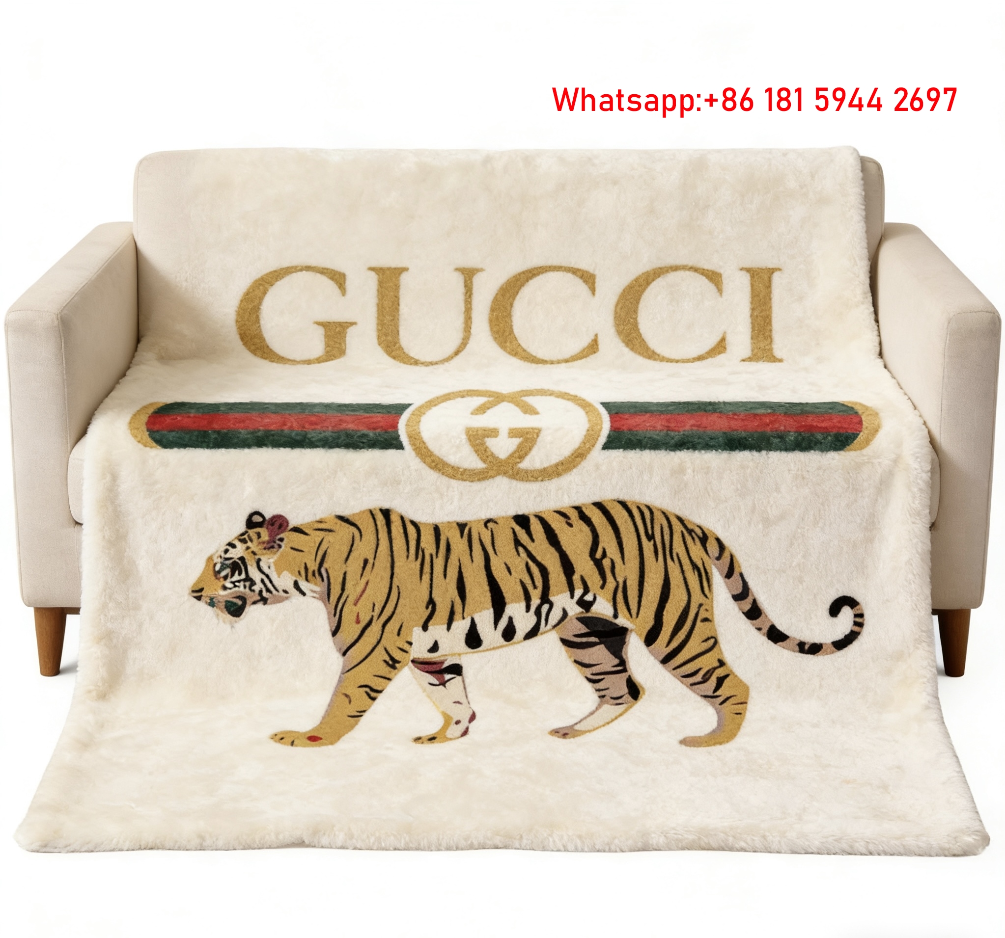 Gucci Bengal Tiger Throw Blankets IMG_2984